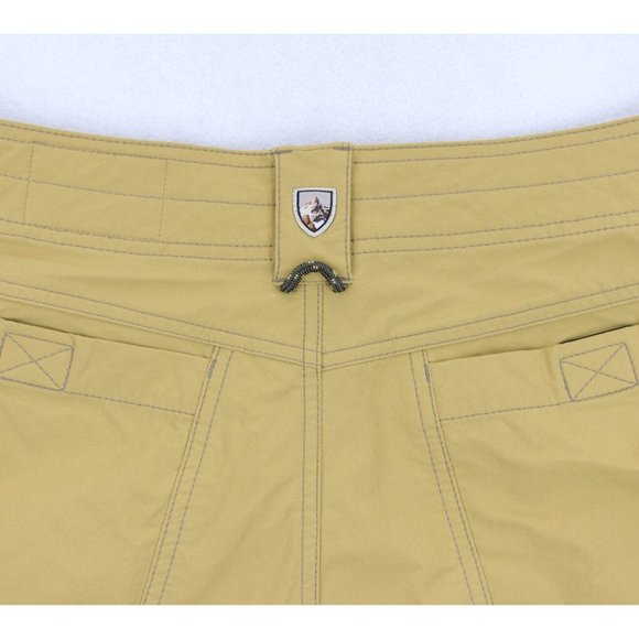 Kuhl Renegade Shorts Men's 32 Dark Khaki Nylon Blend Hybrid Hiking Cargo - Picture 4 of 8